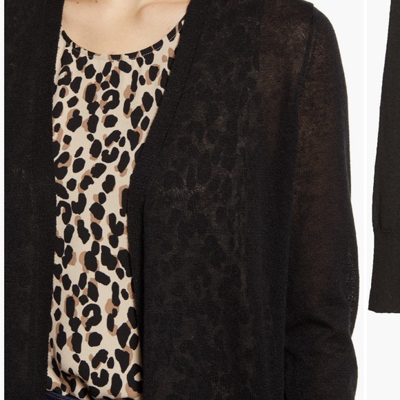 New with tags! Halogen Slide Slit Cardigan - Picture 2 of 11